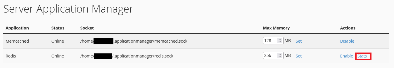 Redis Statistics
