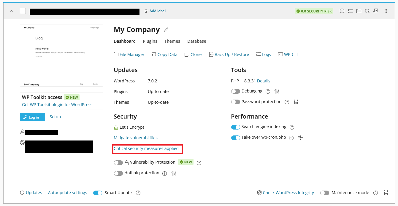 WordPress Security