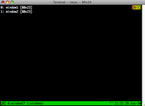 Terminal Multiplexer - List Windows