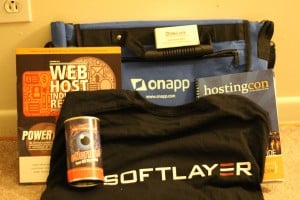 Swag from HostingCon