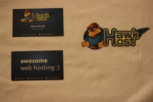 Hawk Host - Business Cards and T-Shirts
