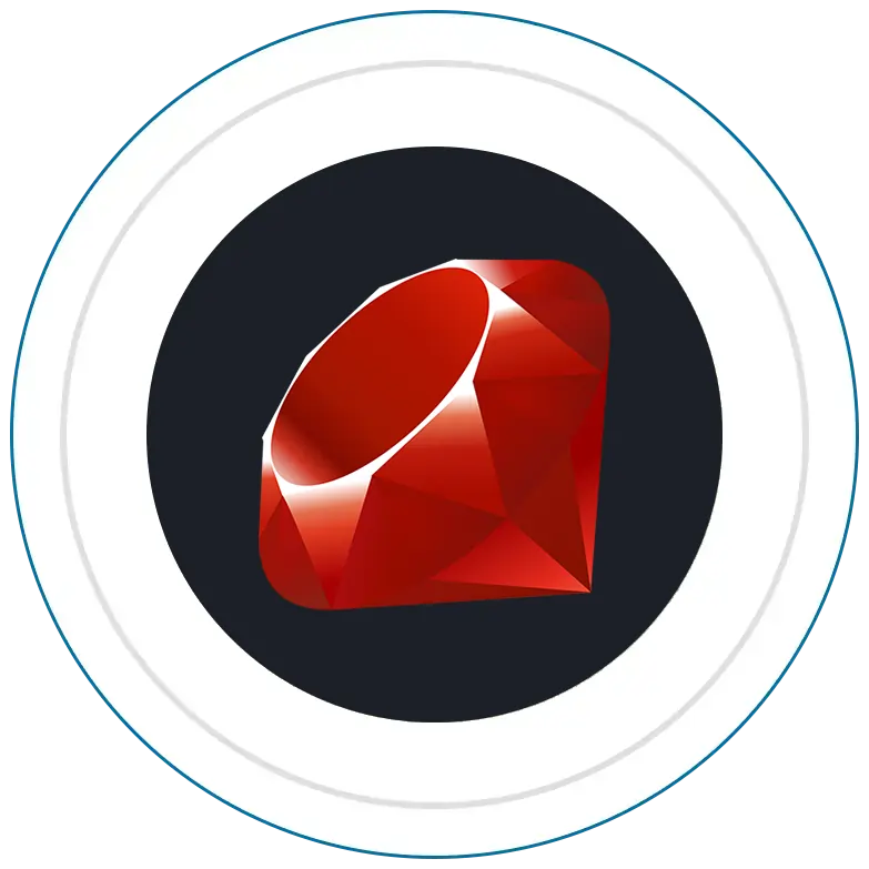 The Ruby logo.