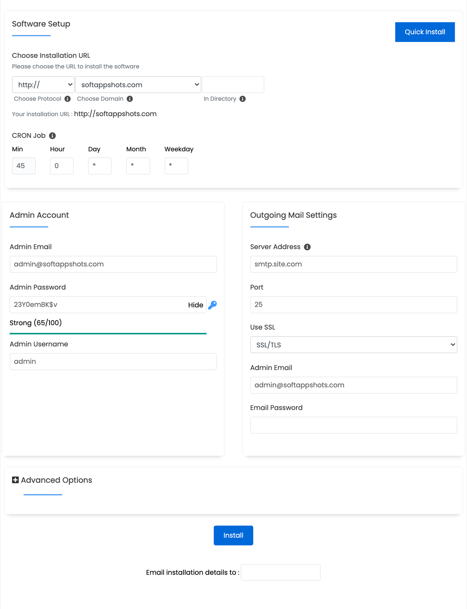 Castopod Install Options