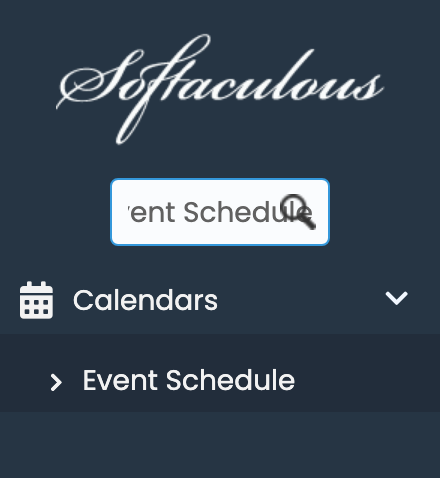 Event Schedule in Softaculous