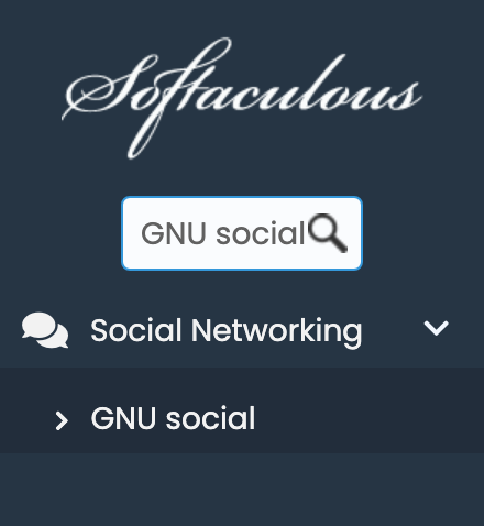 GNU social in Softaculous