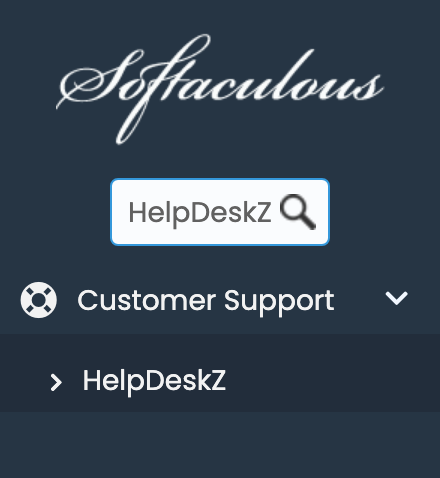 HelpDeskZ in Softaculous