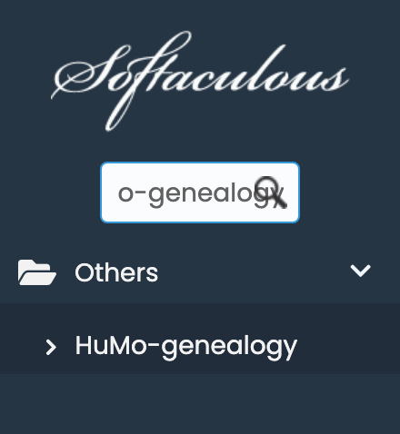 HuMo-genealogy in Softaculous