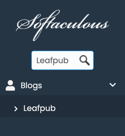Leafpub in Softaculous
