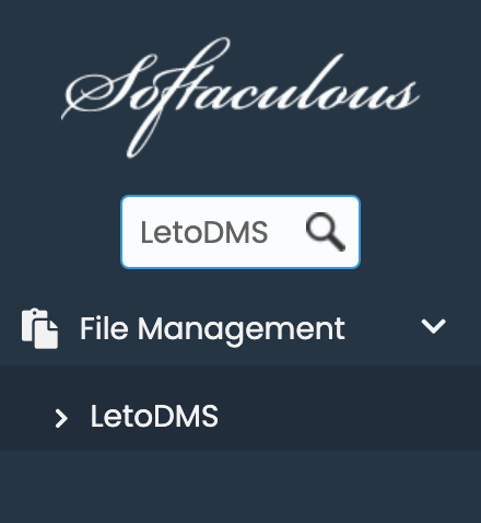 LetoDMS in Softaculous