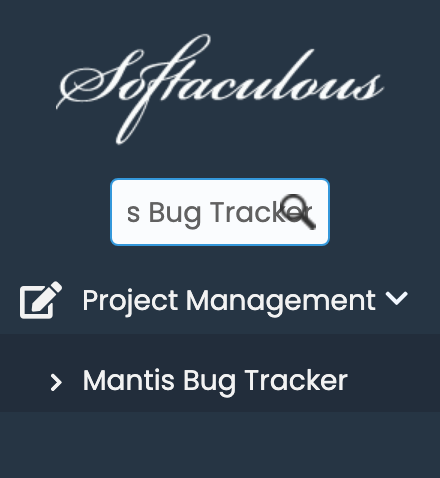 Mantis Bug Tracker in Softaculous