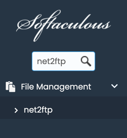 net2ftp in Softaculous