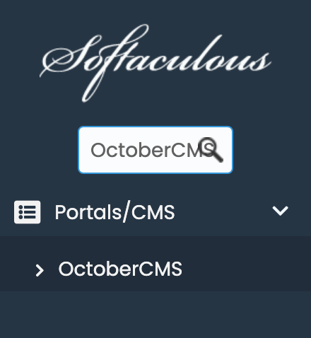 OctoberCMS in Softaculous