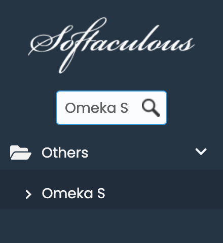 Omeka S in Softaculous