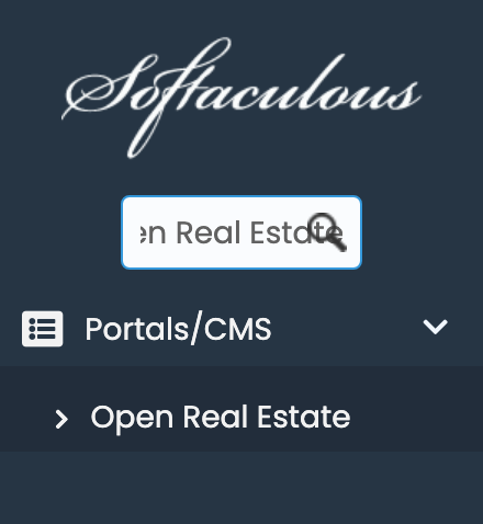 Open Real Estate in Softaculous