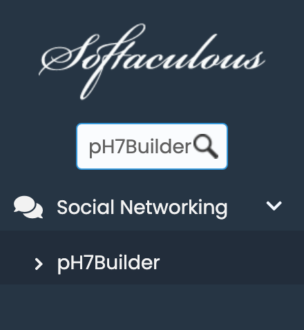 pH7Builder in Softaculous