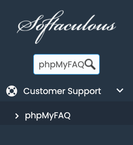 phpMyFAQ in Softaculous