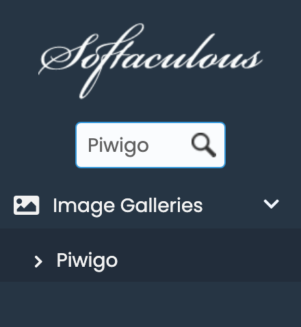 Piwigo in Softaculous