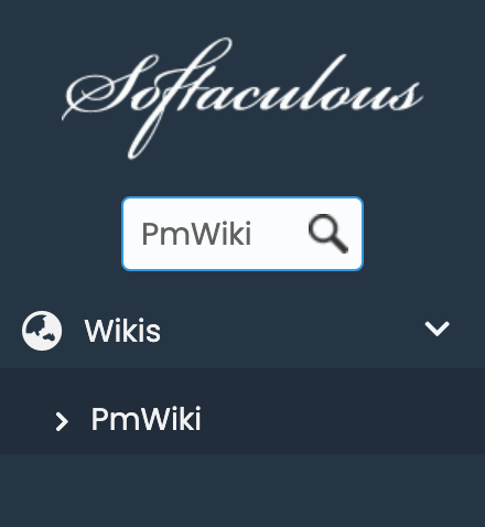 PmWiki in Softaculous