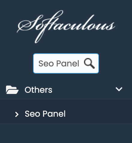 Seo Panel in Softaculous