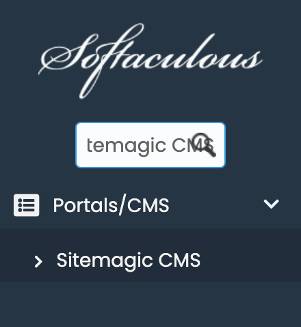 Sitemagic CMS in Softaculous