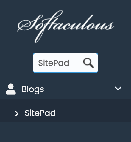 SitePad in Softaculous