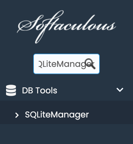 SQLiteManager in Softaculous