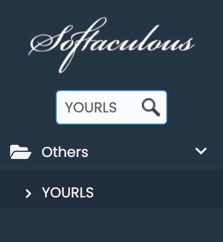 YOURLS in Softaculous