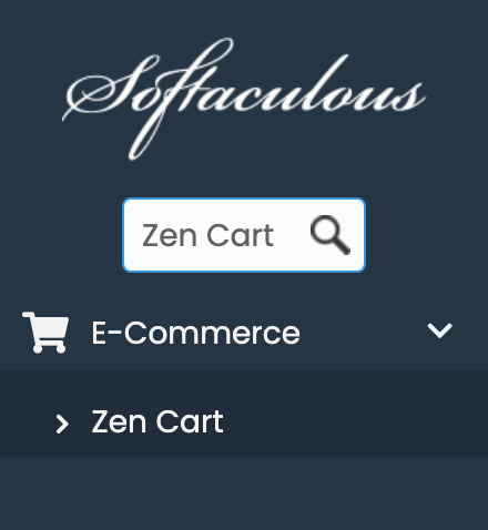 Zen Cart in Softaculous