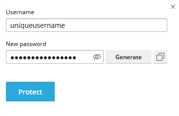 Password Protect form